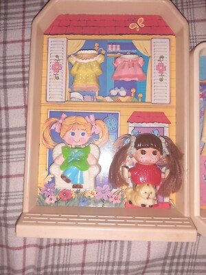 Knickerbocker Dolly Pops Lot 31 Piece Dolls Clothes Pop Town Box