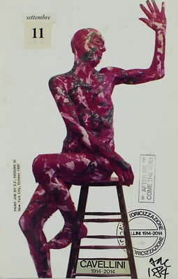 Guglielmo Achille Cavellini - Original Multi-media Collage - Hand