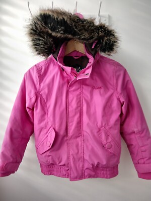 Protest 5000 series snowboard jacket 128cm Waterproof 7-8yrs Jacket Pink Hooded