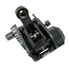 Matech Sight Fits Picatinny Black Rear Ranging Aperture Flip Up BUIS