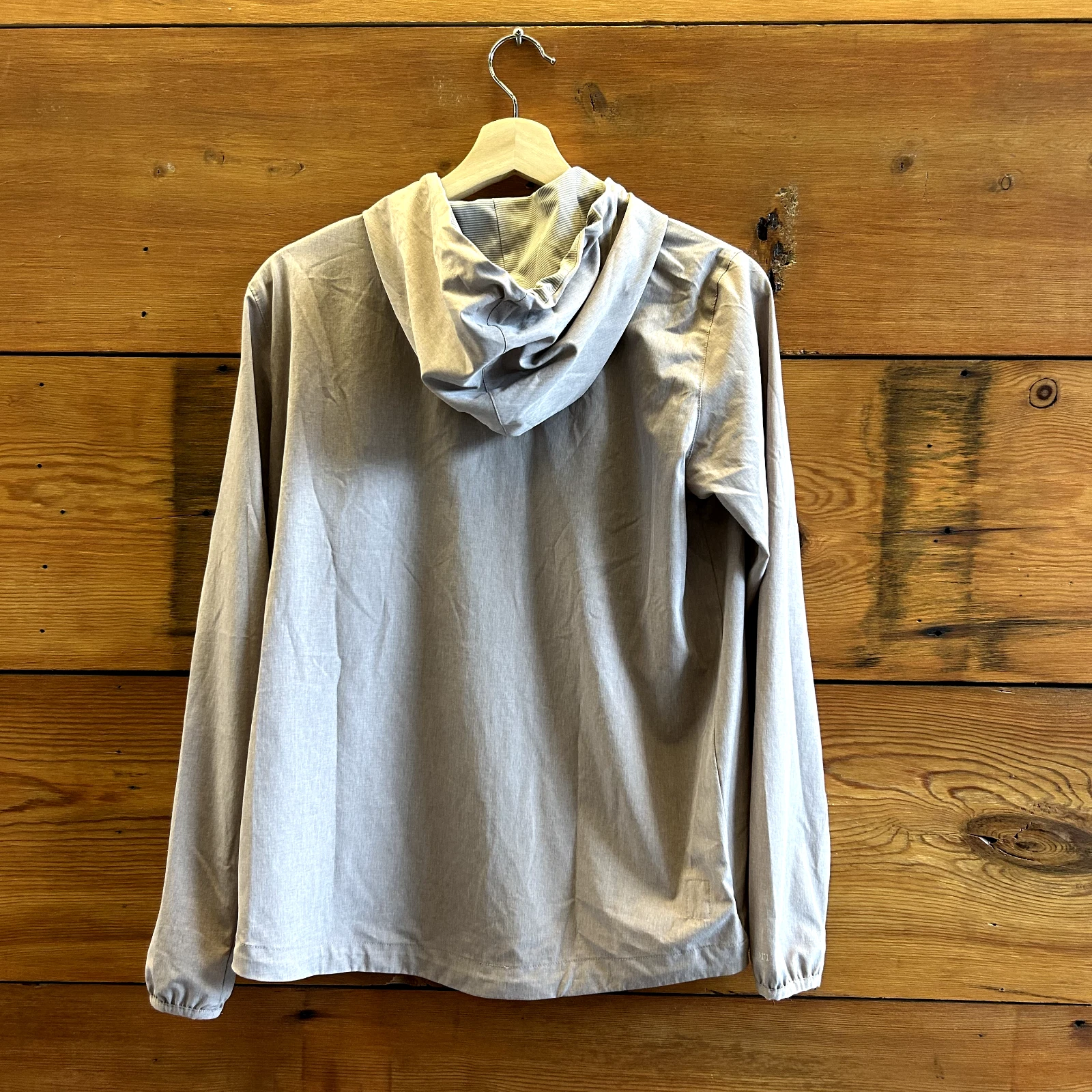 vuori umber heather lightweight outdoor trainer jacket