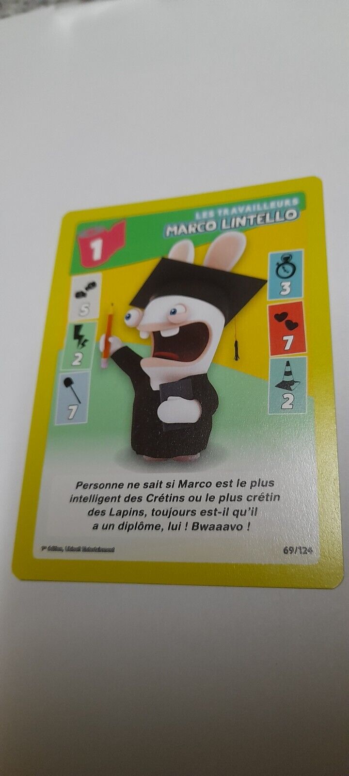 1=2 Cartes Lapins Crétins au choix / PANINI Carrefour / Cartes