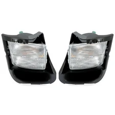 Pair Clear Fog Lights Signal Lamps Set For Cadillac CTS-V 2004-2007 LH&RH Side