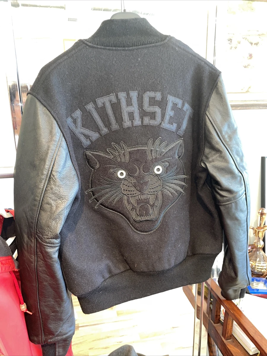 KITH Golden Bear Size Small Wool & Leather Varsity Jacket RARE