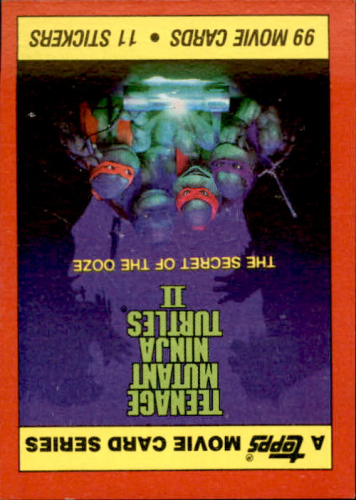 B3494- 1991 Teenage Mutant Ninja Turtles II Ooze -You Pick- 15+