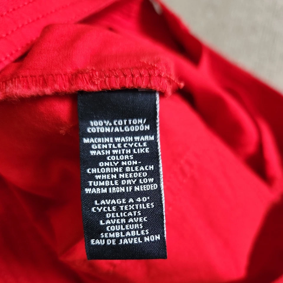 American Living 工装短裤女式 10 码红色 100% 棉口袋新品 — 第 4/4 张图片