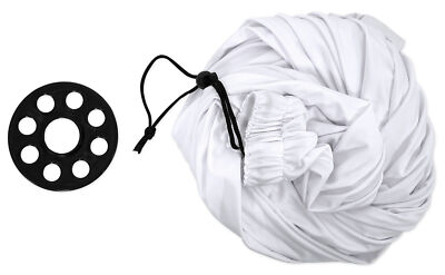 Stativi Casse Supporti Altoparlanti Per Treppiedi - Coppia In Spandex Bianco Scrims Treppiedi Altoparlanti - Foto 8