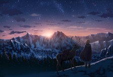 Landscape art Custom Gaming Mat Desk