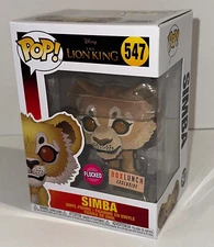 FUNKO POP! The Lion King SIMBA #547 – Flocked – BOX LUNCH EXCLUSIVE – Brand New!