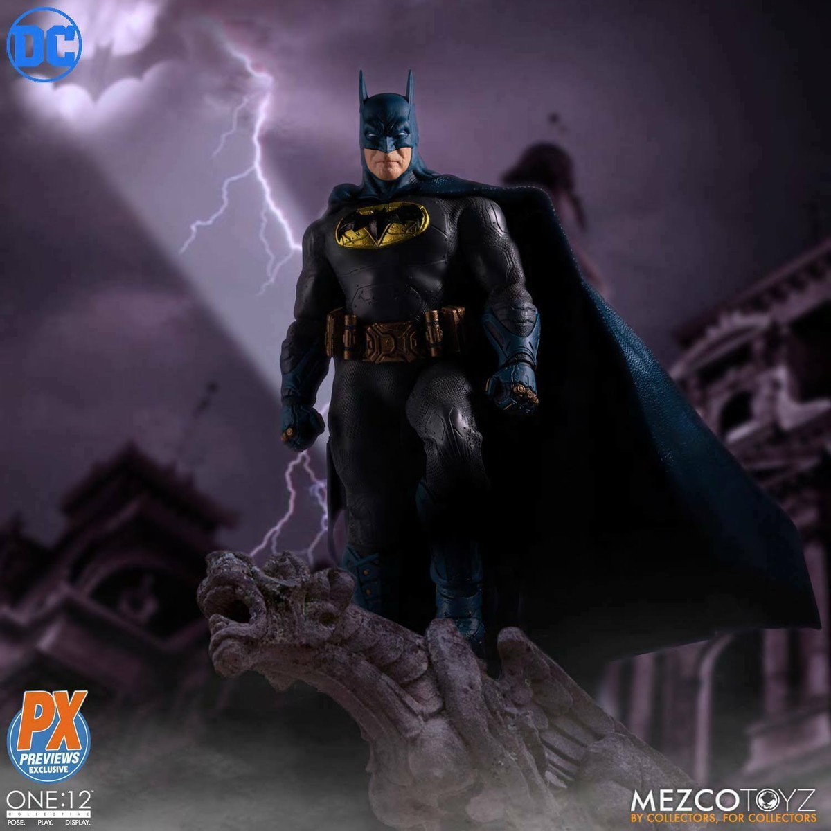 MEZCO One: Batman Supreme Knight PX Exclusive Blue One 12 MEZCO One: Batman Supreme Knight PX Exclusive Blue One 12