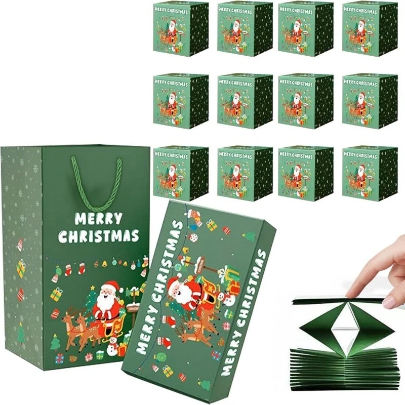 12X Surprise Money Bounce Jumping Box Pop Up Explosion Gift Boxes 2025 Christmas - Image 3 of 4