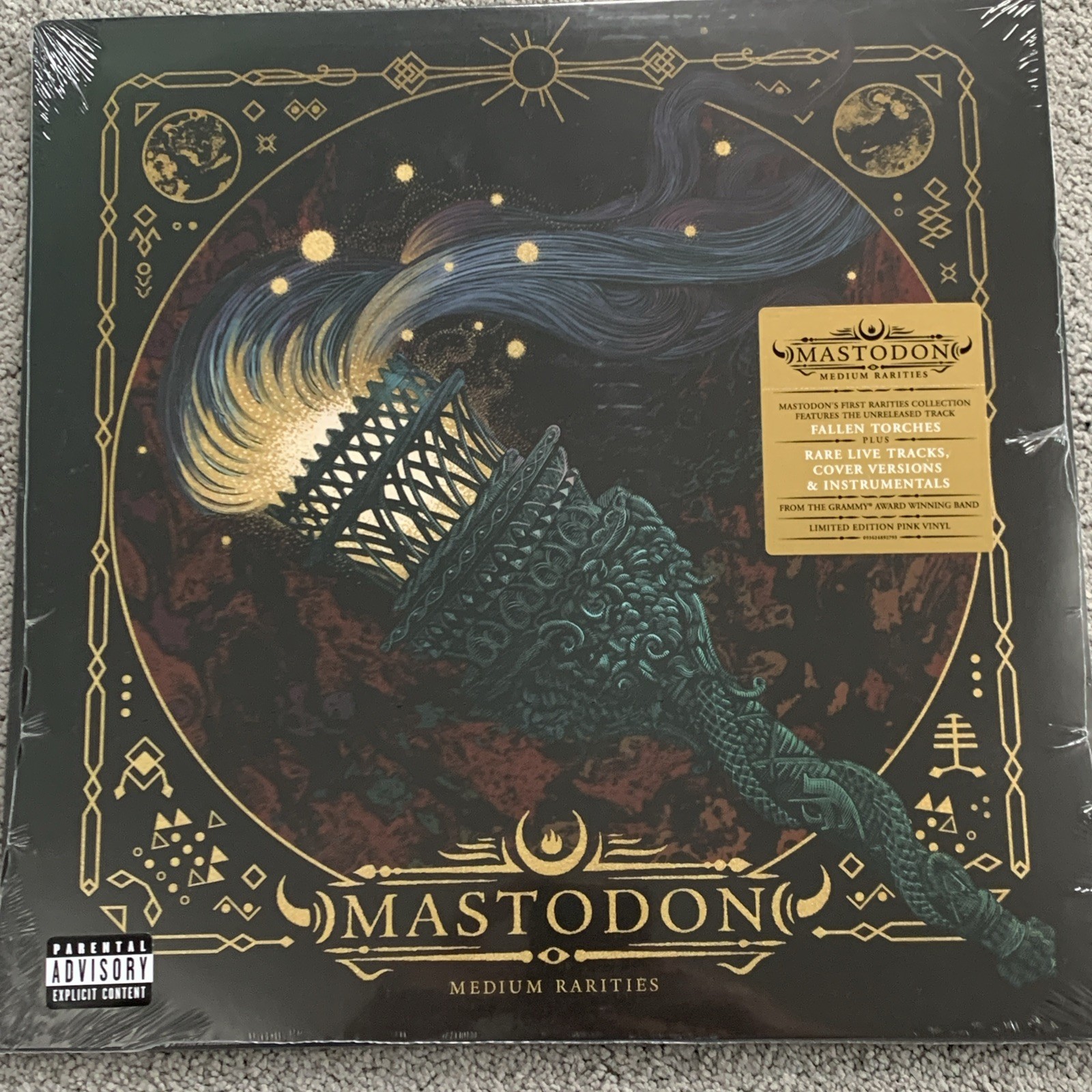 Medium Rarities by Mastodon Pink Vinyl Record, 2020 New Sealed