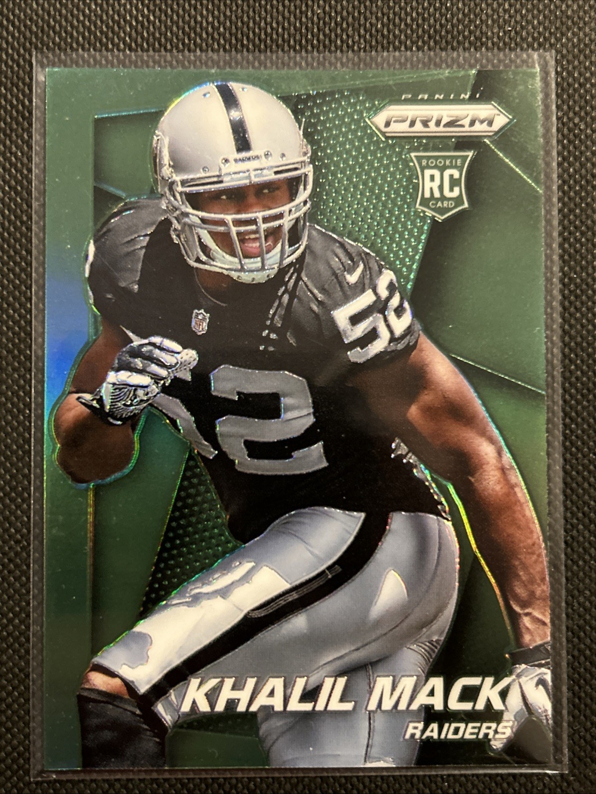 KHALIL MACK 2014 Panini Prizm Green RC Rookie Card Football Sports Card