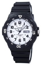Casio White Dial Day/Date Quartz Analog Casual MRW-200H-7BV 100M Mens Watch