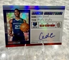 2025-26 Topps NBA Hoops Cedric Coward Rookie Signature Sticker-AUTO!! Memphis...