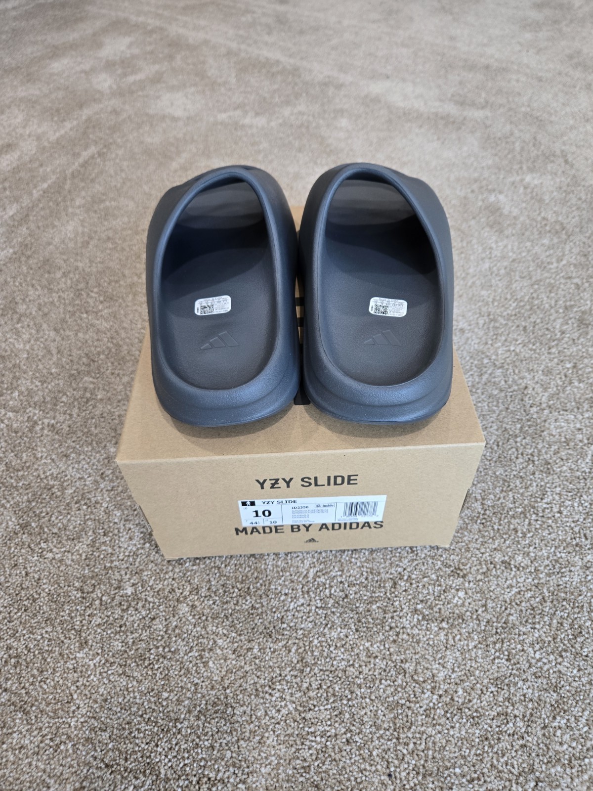 Adidas Yeezy Slide Slate Grey ID2350 Men's SZ 10 image 4