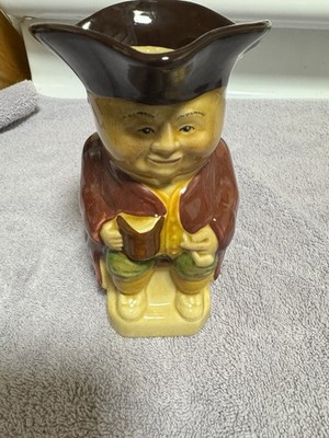 Wood & Sons Character Jug, ''Toby'', L S  Phil Pot, England, 6 1/2 T  Vintage