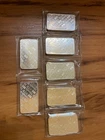 (7) 10 oz Silver Bar - 70 oz Total (Lot of 7) NTR .999+ Silver Bars Lot SEALED!