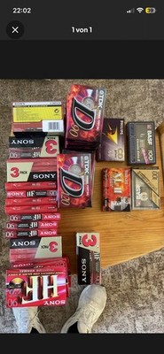 50x Audio Kassetten NOS OVP   Sony HF90 TDK D90 Maxell BASF Philips