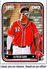 2024 Onyx Vintage #OVALDU Alfredo Duno