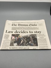 April 13, 2002 The Boston Globe War On Terror/Church Abuse Full-Newspaper