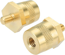 Battery Terminal Connector, M6 Thread Male Brass Side Post Battery Terminal Char