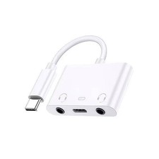 Type-C Sound Card USB-C 3.5mm Audio Interface for Earphone Speaker Computers new