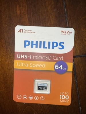 PHILIPS UHS-I MicroSD Card Ultra Speed 64GB FM32TF064B/93