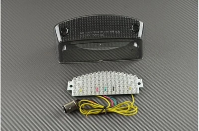 Feu Arr Stop LED Fumé Noir Clignotants Intégrés Pour BUELL S1 LIGHTNING 1996-98 - Photo 1/2