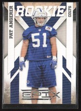 Pat Angerer Rookie 2010 Panini Epix Silver #/250 #175 Indianapolis Colts