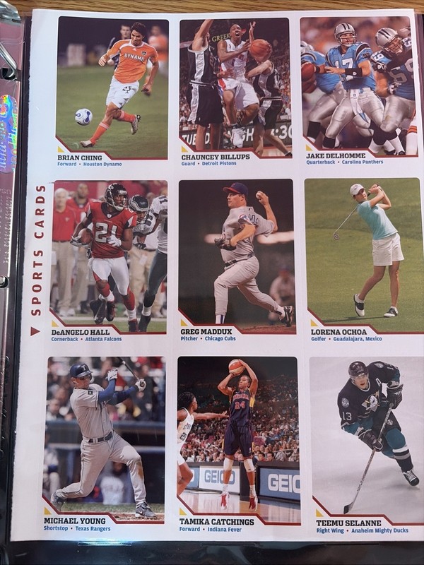 Greg Maddux 2006 SI for Kids 9 Card Sheet Unorrforated