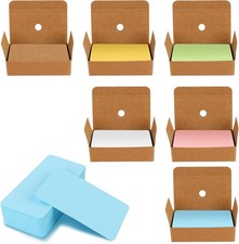 Blanko Karteikarten, 600 St&uuml;ck in 6 Farben - Kraftpapier Karten f&uuml;r DIY