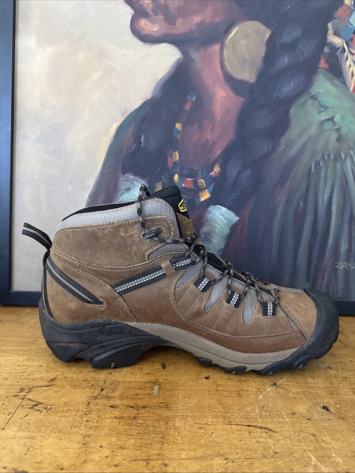 Stivali casual Keen Targhee Ii Mid impermeabili da trekking uomo marroni 1008418 taglia 12