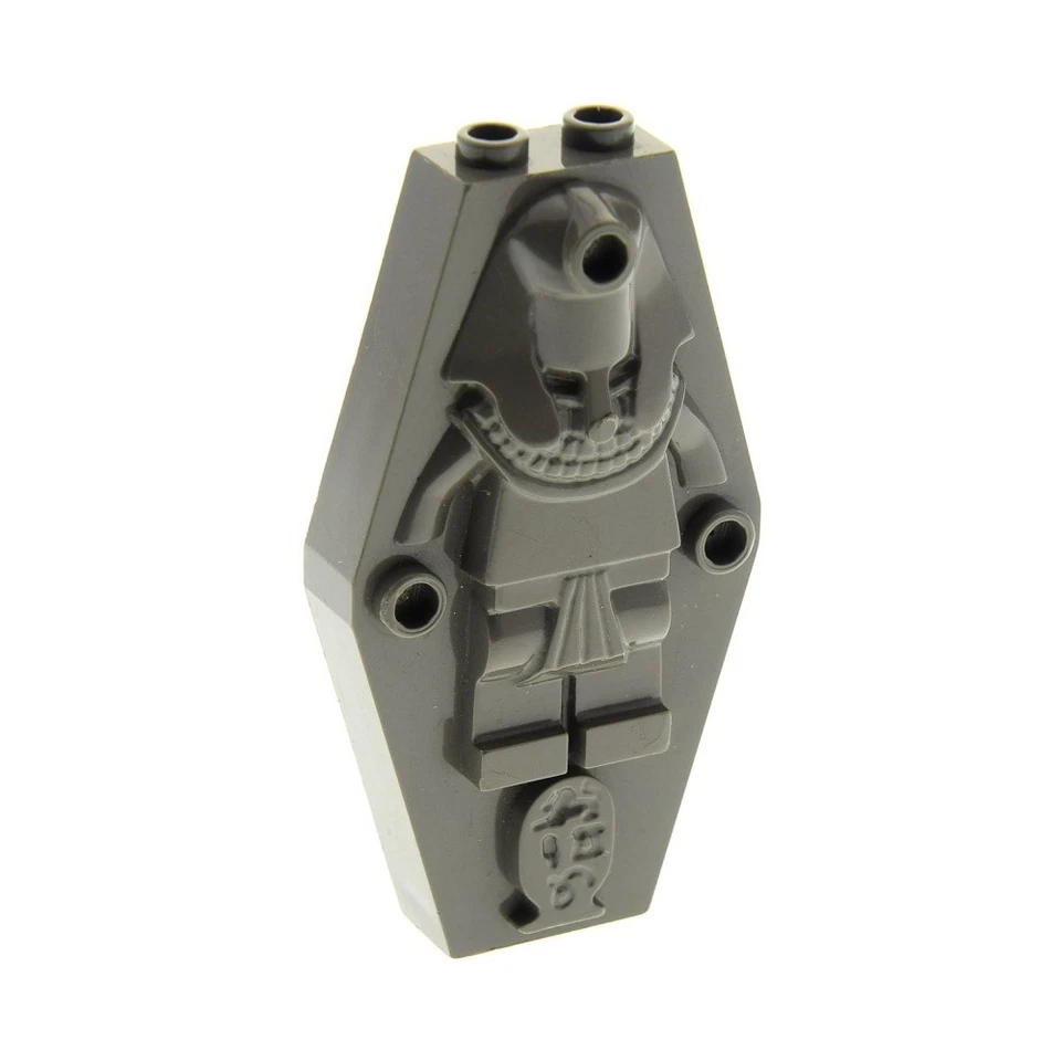 1x Lego Sarg Deckel 1x4x6 alt-dunkel grau Sarkophag Ägypten Pharao 5988 30164 - Bild 1 von 1