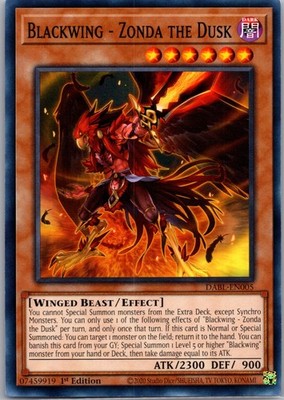 Blackwing - Zonda the Dusk Common Darkwing Blast DABL-EN005 NM