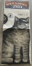 Toy Works NEW SEALED Sew It Yourself Tabby CAT 14” pillow decor doll vtg 1974