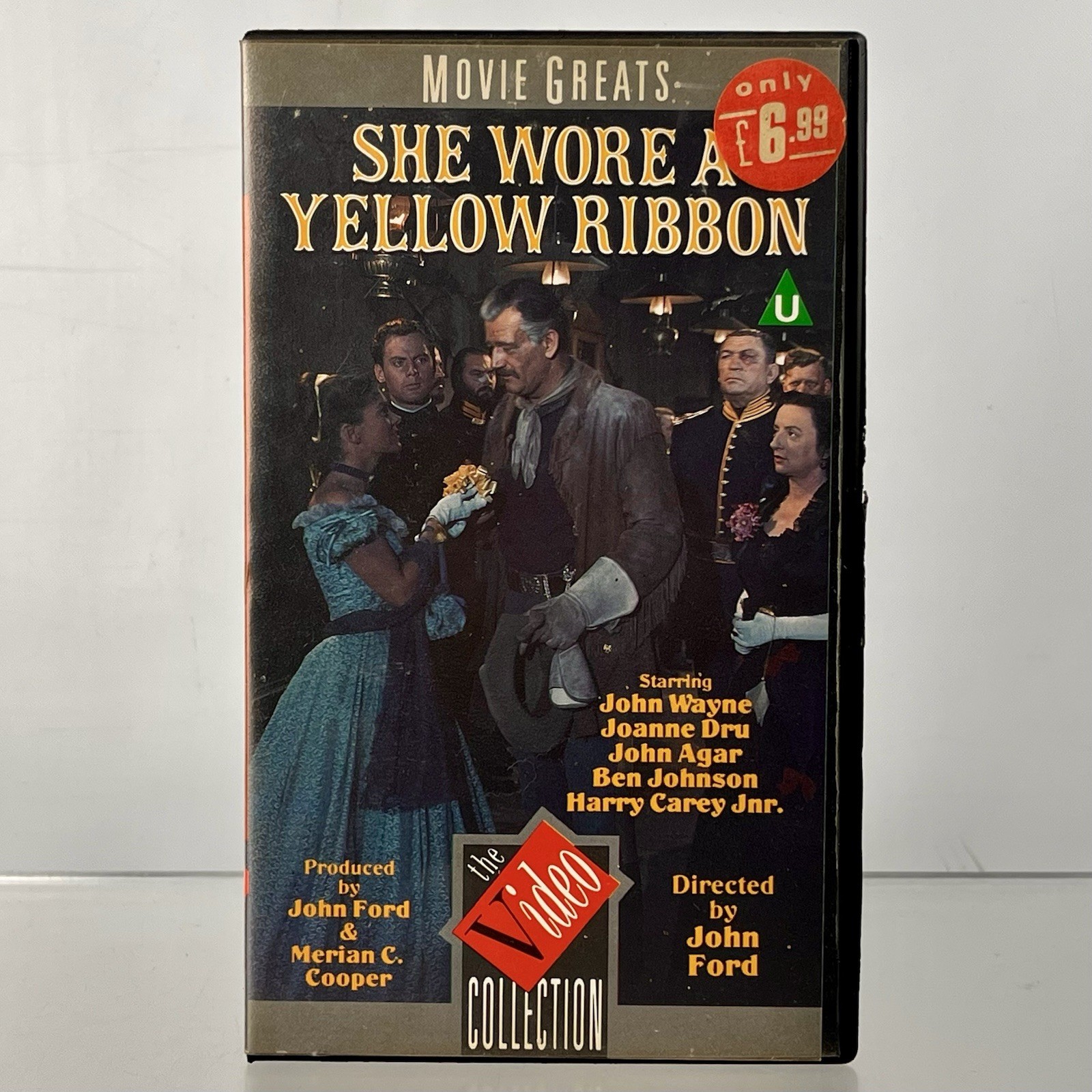 SHE WORE A YELLOW RIBBON Video Tape 1949 VHS CASSETTE PAL John Ford John Wayne