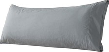 Body Pillow Cover Cotton Fabric, Long Pillowcase Breathable Skin-Friendly,