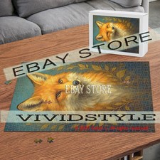 Forest fox rustic nature woodland animal 1000pc jigsaw puzzle 19.7X29.5 in