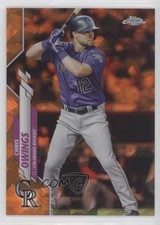 2020 Topps Chrome Update Sapphire Edition Orange 19/25 Chris Owings #U-11 00lz