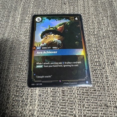 Ava Achiever Riftbound Origins 107/298 Unit Foil Meta League of Legends NM