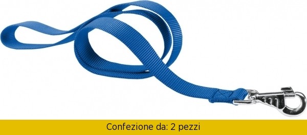 Ferplast Club G Blu Set 2 Guinzagli 120cm | Nylon Durevole per Cani
