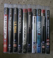 PS3 Game Bundle - 10 Games Complete With Manuals, Very Good Condition