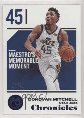 2018-19 Panini Chronicles Purple 24/49 Donovan Mitchell #30 4k8