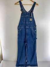 Carhartt Overalls, Size 32, Cotton, IDG R07DST