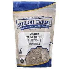 Organic White Chia Seeds, 8 oz (227 g)