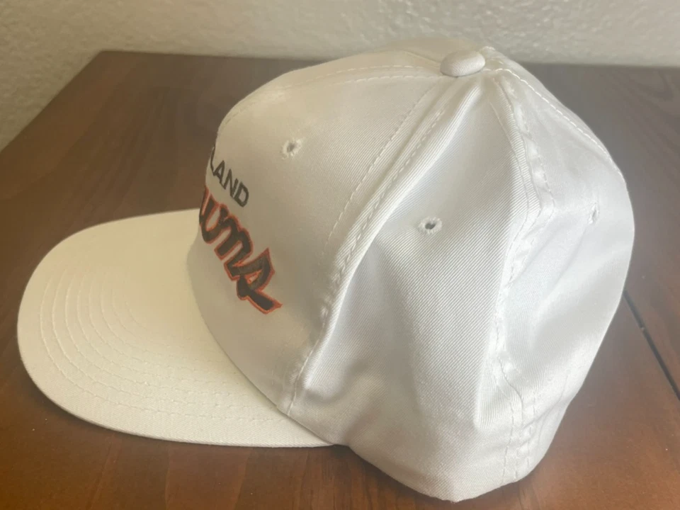 De colección 1990 Cleveland Browns Script Deportes Especialidades Sarga Snapback Sombrero Nuevo sin Etiquetas Foto 3 de 4