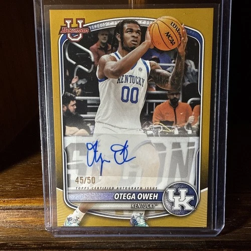 2025 Panini Otega Oweh Base Autographs - Silver (Raw)