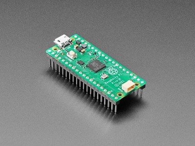 Raspberry Pi Pico H - Microcontroller Development Board w/ Soldered GPIO Headers