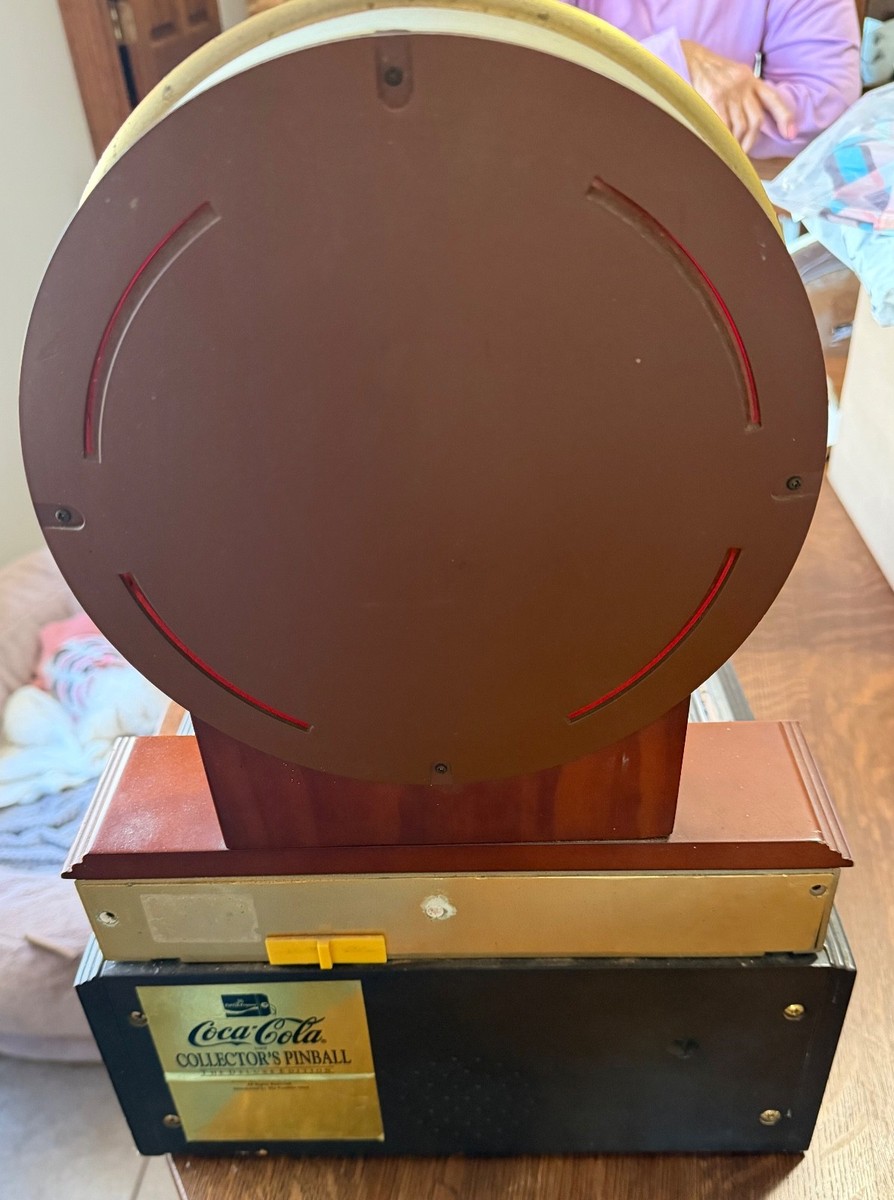 Franklin Mint Coca-Cola Collector's Pinball Machine Deluxe Edition